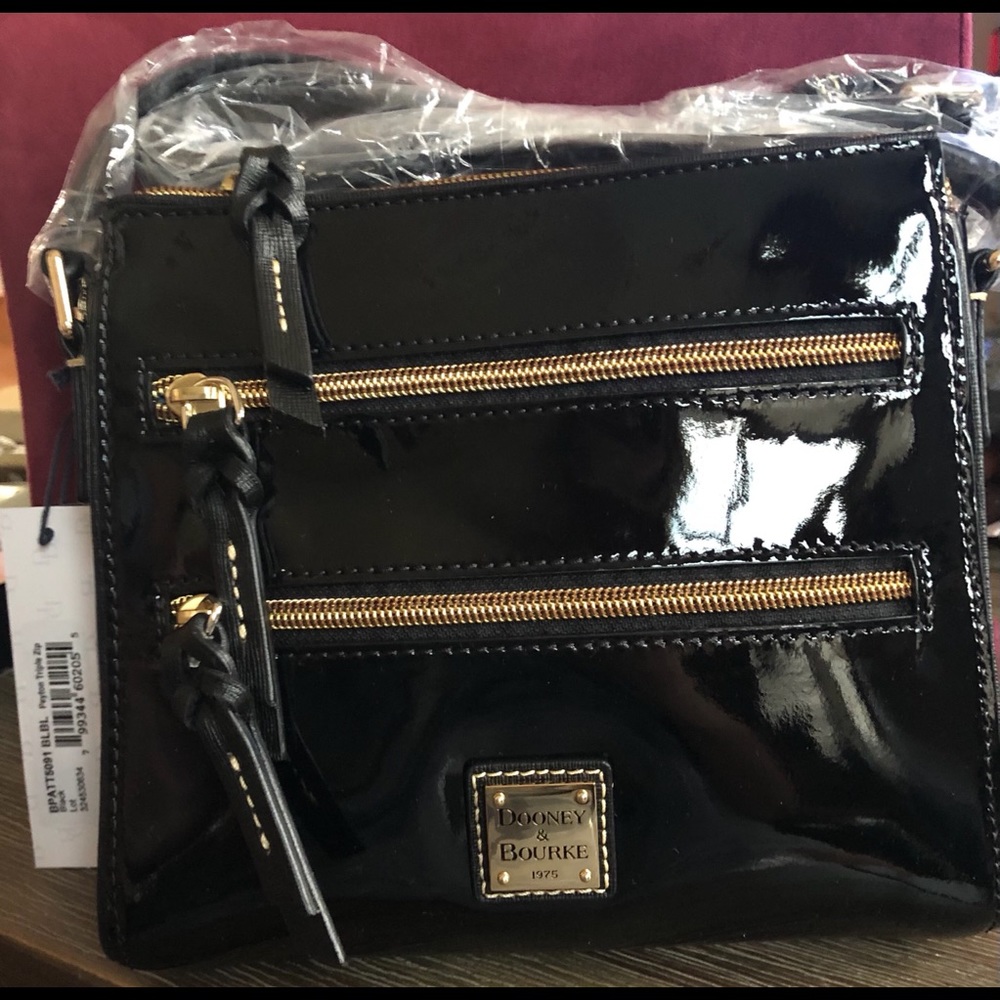 Dooney & Burke Black Patent Purse